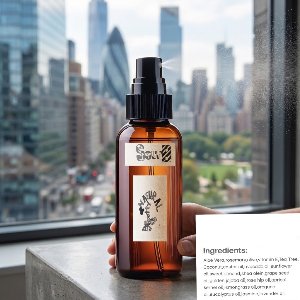 SourBaby 2 in 1 oil spray 
50 lm
Amber plastic bottle spray